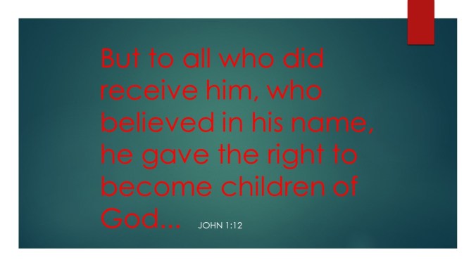 But to all who did receive him,