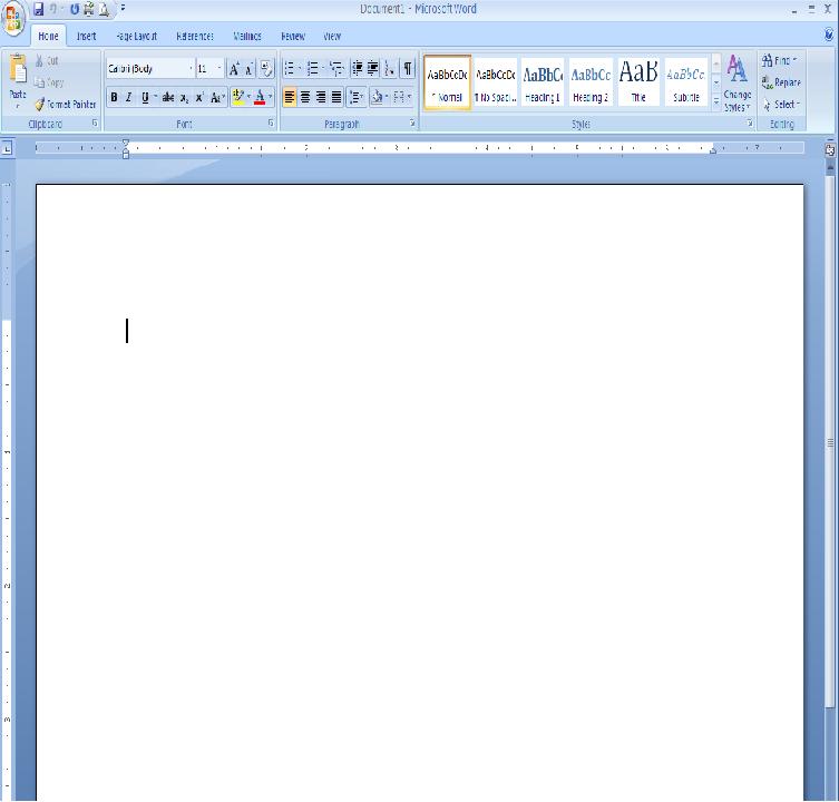 blank computer screen