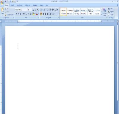 blank computer screen