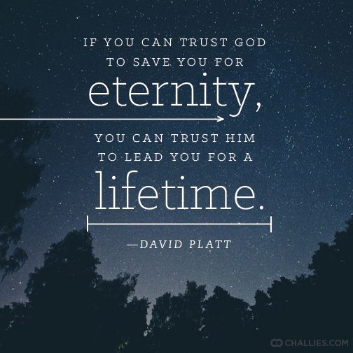trust God